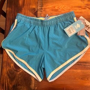 Rabbit  Repeats Shorts 4” Hawaiian Ocean XS NWT